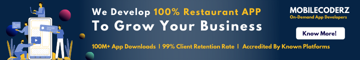 RESTAURANT app development company